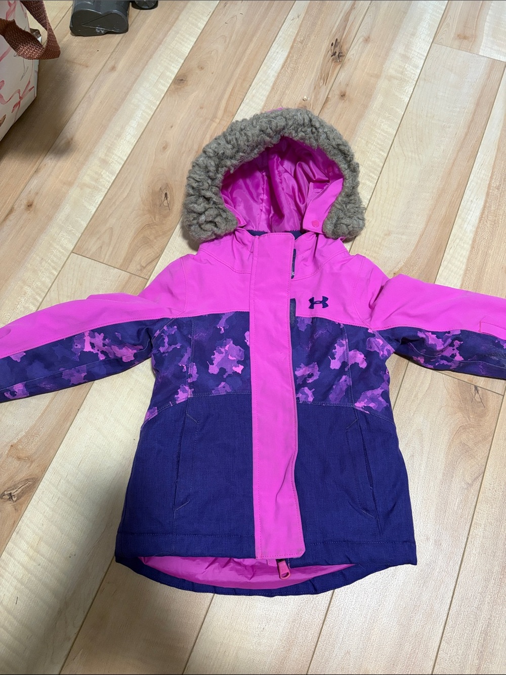 Under armour Pink and Purple winter jacket